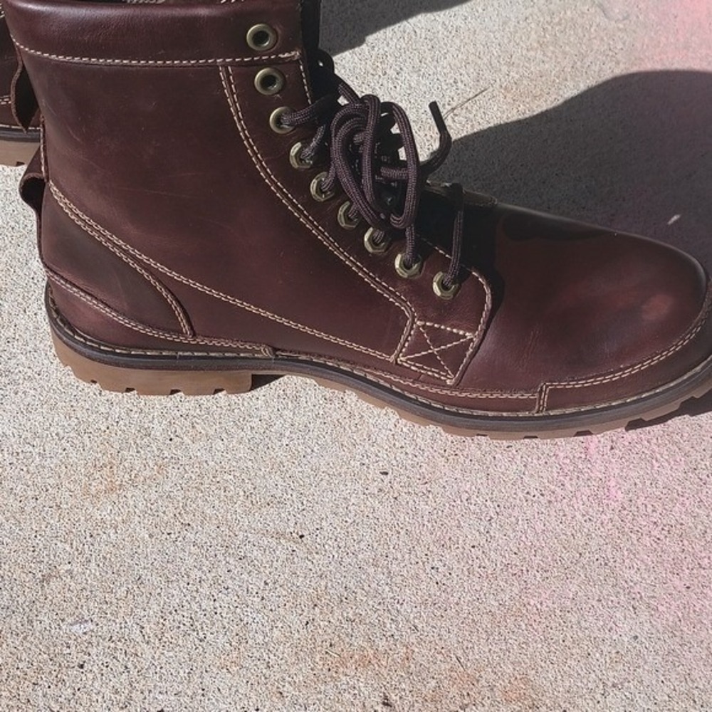 Timberland Men's Earthkeepers 6" Lace-Up Brown Leather Boots Sz 11 Outdoor Work - Picture 4 of 16